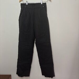 North Face Snow Pants Small? Black Insulated Ski Snowboard Made In USA Winter
